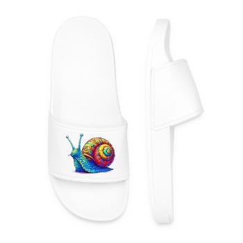 Escargot - Claquettes Homme - blanc - Devant