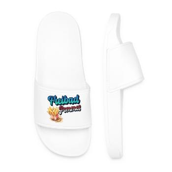 Frites de piscine extérieure - Claquettes Homme - blanc - Devant