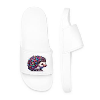 Hedgehog - Men’s Pool Sliders - white - Front