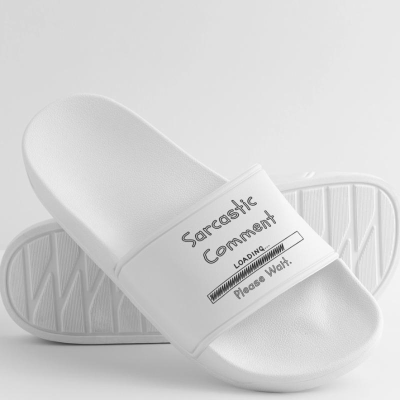 Sarcastic comment loading please wait Men’s Pool Sliders