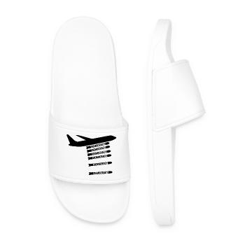 Democracy Freedom Bomb - Men’s Pool Sliders - white - Front