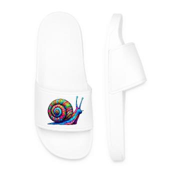 Escargot - Claquettes Homme - blanc - Devant