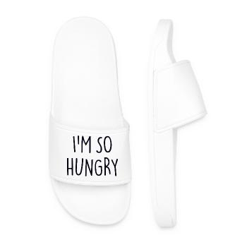 J’AI TELLEMENT FAIM Foodie - Claquettes Homme - blanc - Devant