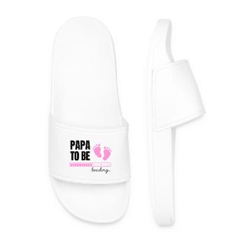 Futur papa - fille - Claquettes Homme - blanc - Devant
