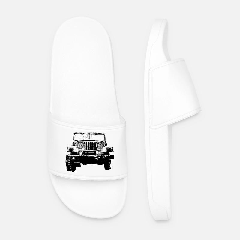 Jeep - Männer Badelatschen - Weiß