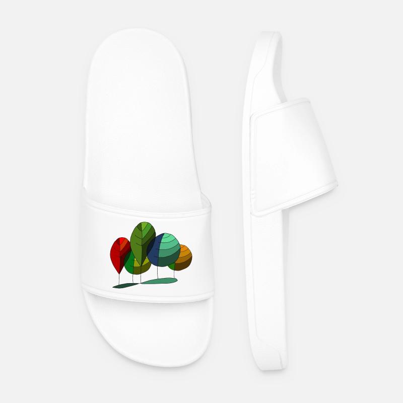 Tree - Men’s Pool Sliders - white