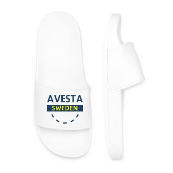 AvestA Sweden Emblem - Men’s Pool Sliders - white - Front