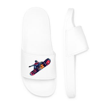 snowboard - Men’s Pool Sliders - white - Front