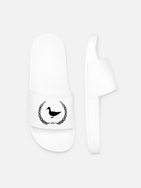 Couronne d’animal de canard - Claquettes Homme - blanc