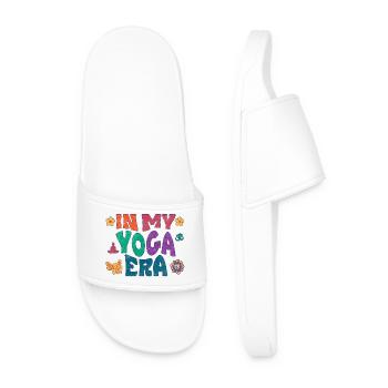 In my yoga era - Männer Badelatschen - Weiß - Vorne