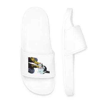 bonheur - Claquettes Homme - blanc - Devant