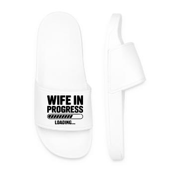 Épouse en cours de chargement... - Claquettes Homme - blanc - Devant