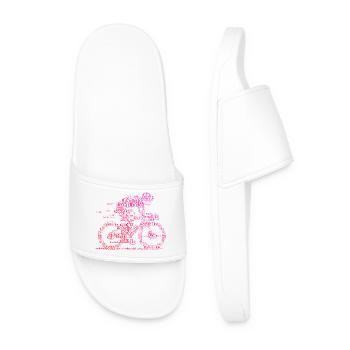 Graphique vélo de route pour vélo de route - Claquettes Homme - blanc - Devant