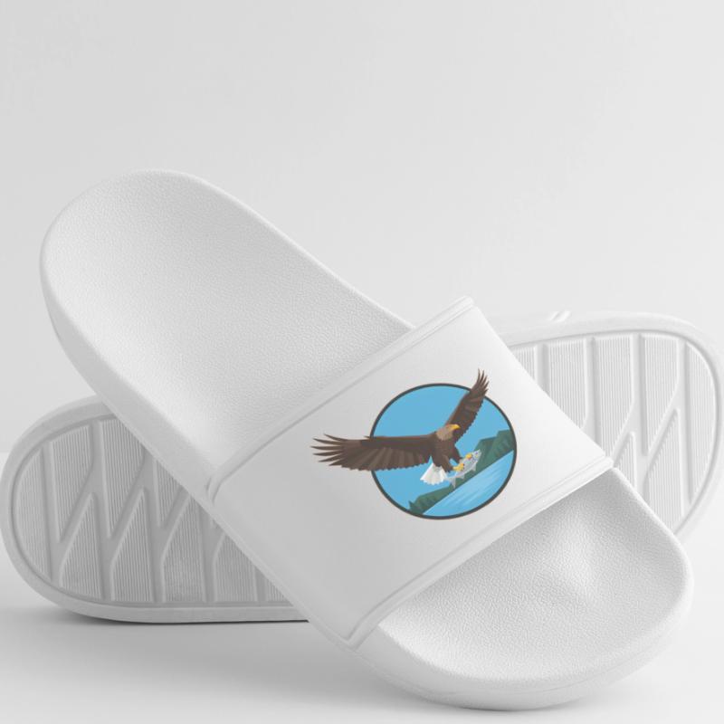 White-tailed eagle eagle Men’s Pool Sliders