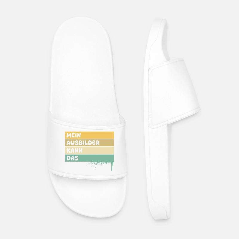 Craftsman Instructor - Men’s Pool Sliders - white