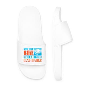 VTT VTT Vélo de Parole Descendance VTT - Claquettes Homme - blanc - Devant