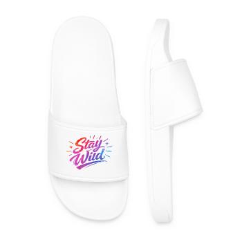 Stay_wild_ - Claquettes Homme - blanc - Devant