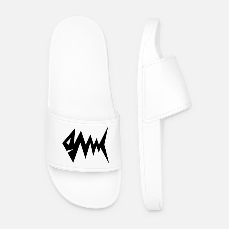 Blitzfisch - Männer Badelatschen - Weiß