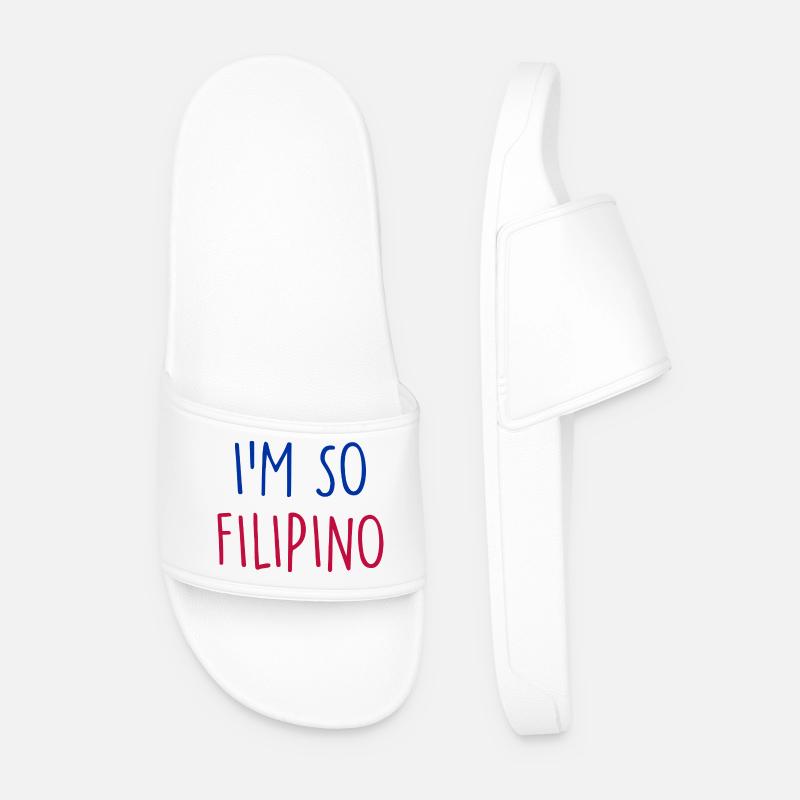 Philippines Philippinen - Männer Badelatschen - Weiß