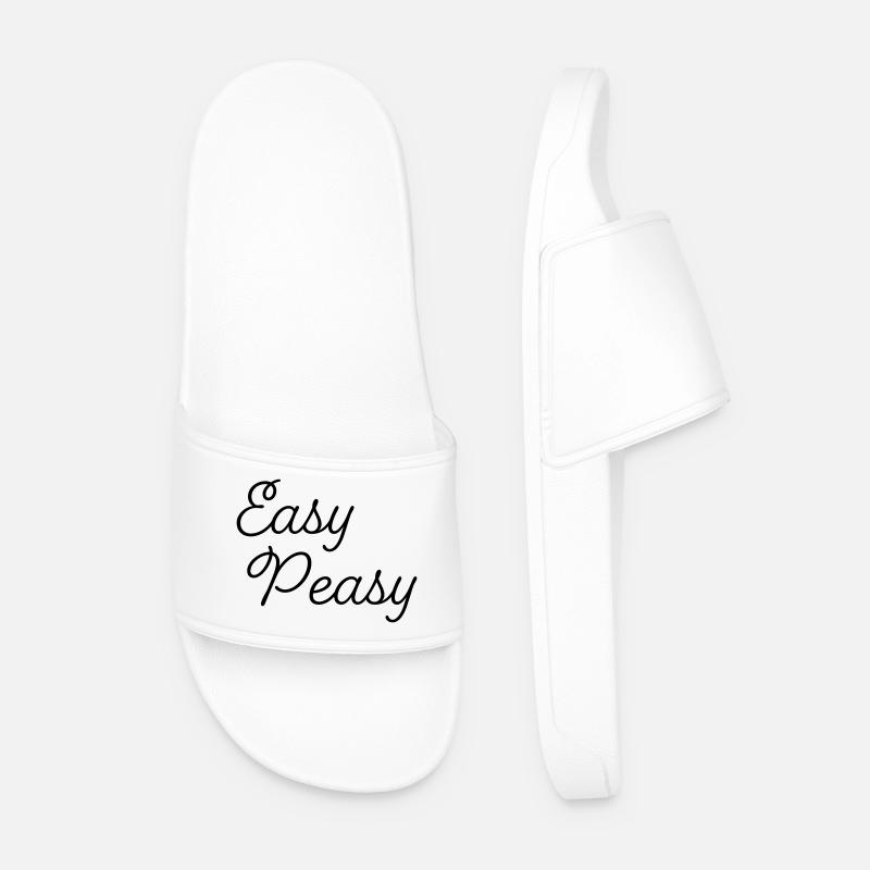 Easy Peasy - Men’s Pool Sliders - white