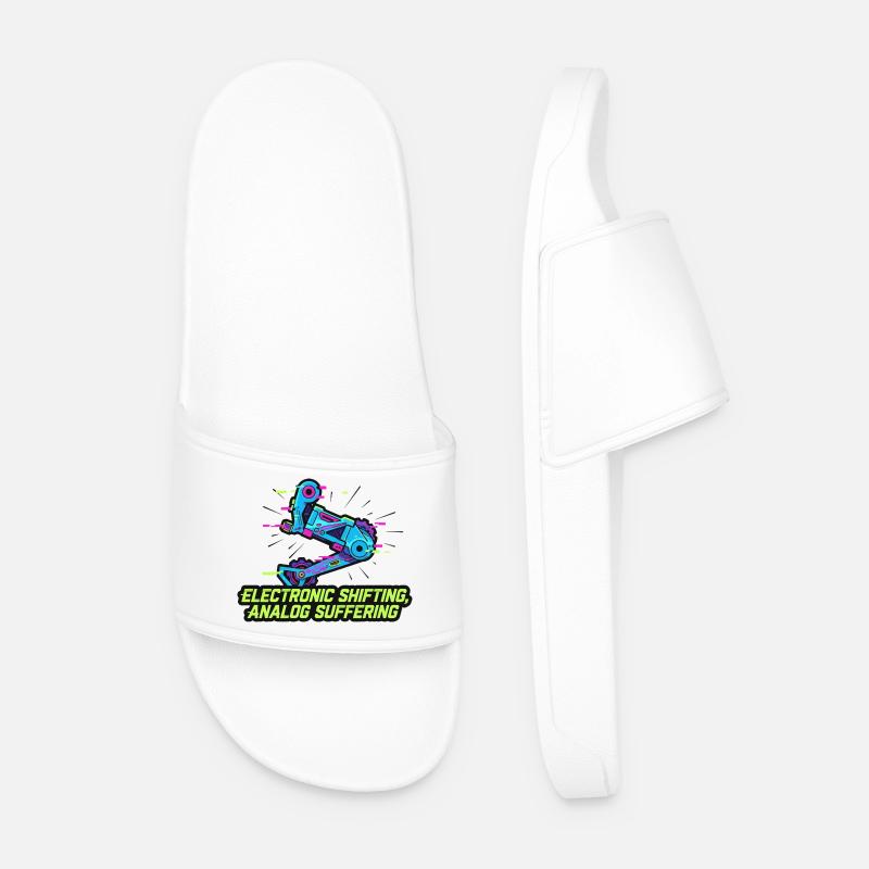 Electronic Shifting Analog Suffering - Men’s Pool Sliders - white