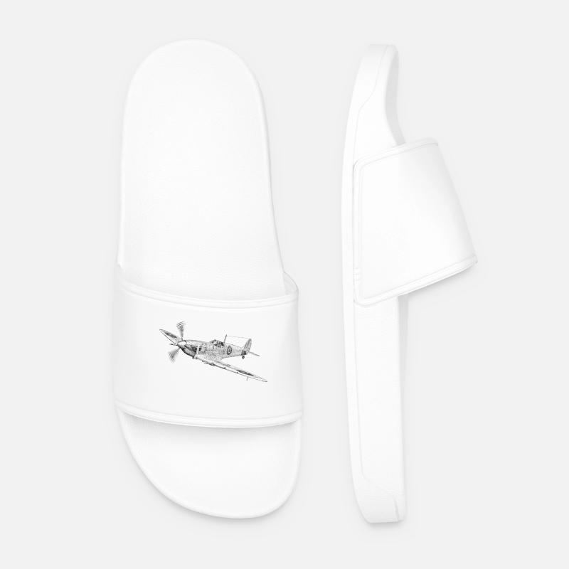 Spitfire - Men’s Pool Sliders - white