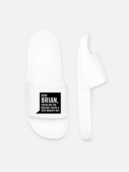 Dear Brian... - Men’s Pool Sliders - white