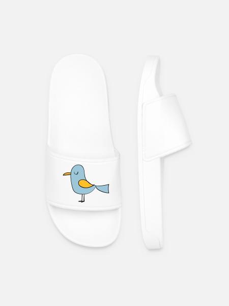 oiseau - Claquettes Homme - blanc