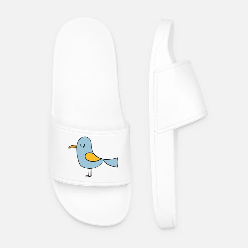 bird - Men’s Pool Sliders - white