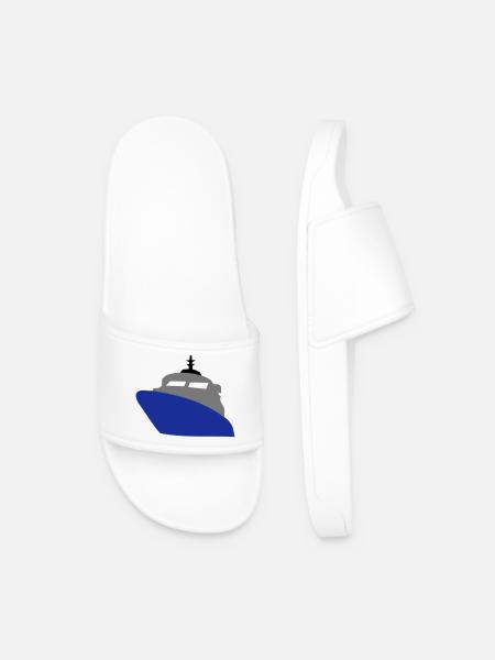 ship - Men’s Pool Sliders - white