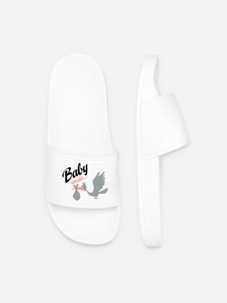 grossesse - Claquettes Homme - blanc