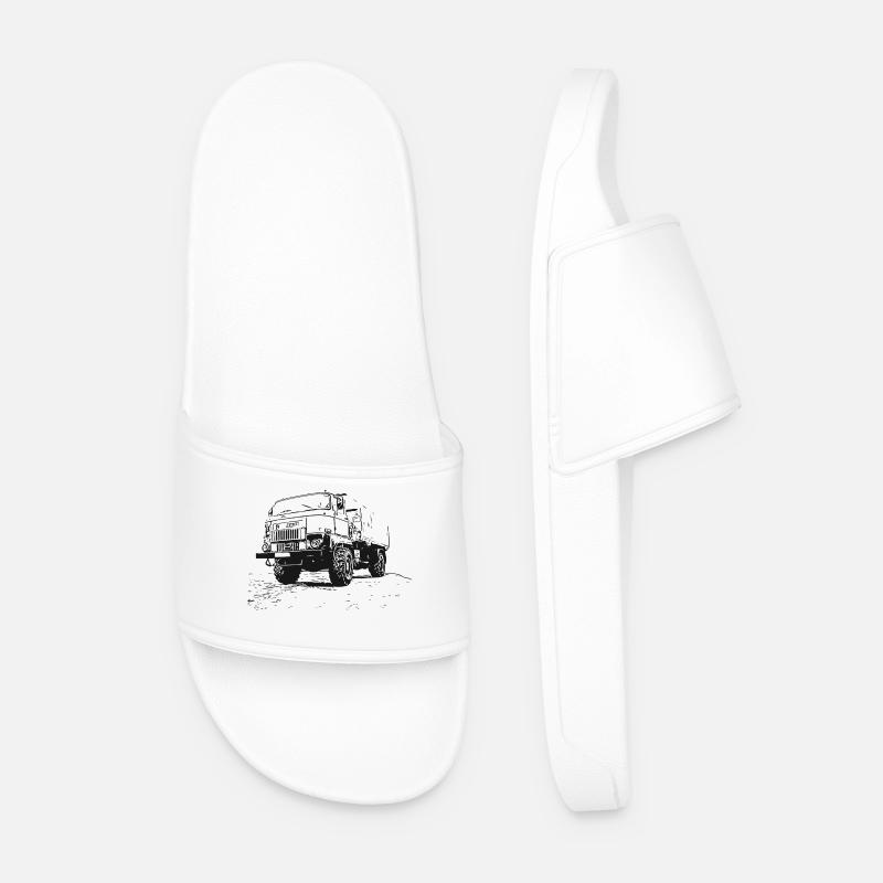 L60 LKW - Männer Badelatschen - Weiß