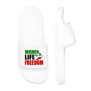 Women life freedom - Claquettes Homme - blanc - Devant