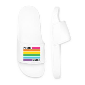 Pride Month LGBT - Stolze Schwester - Männer Badelatschen - Weiß - Vorne