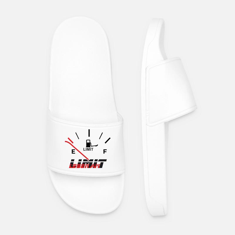 Leben am Limit - Männer Badelatschen - Weiß