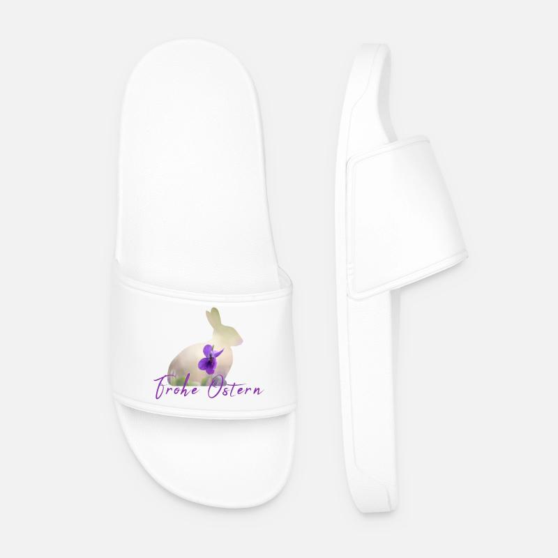 Easter Happy Easter - Men’s Pool Sliders - white