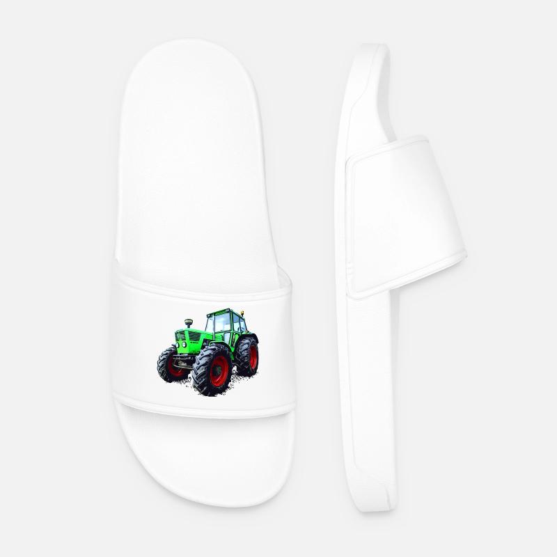 Traktor Deutz 13006 - Männer Badelatschen - Weiß