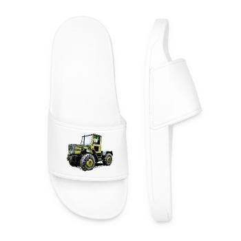 Vieux tracteur 800 - Claquettes Homme - blanc - Devant
