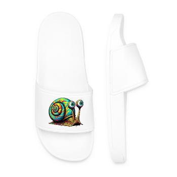 Escargot - Claquettes Homme - blanc - Devant