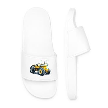 Minneapolis Tractor G1000 - Men’s Pool Sliders - white - Front