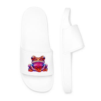 Grenouille - Claquettes Homme - blanc - Devant