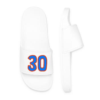 30. 30 YEARS. 30th ANNIVERSARY. 30 YEARS ANNIVERSARY. - Men’s Pool Sliders - white - Front