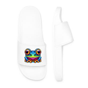 Grenouille - Claquettes Homme - blanc - Devant
