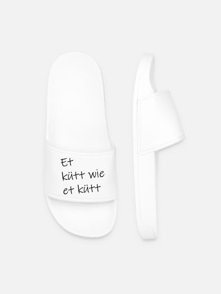 Et kütt wie et kütt - Männer Badelatschen - Weiß