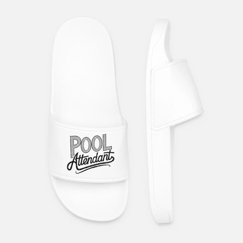 S’amuser sur l’eau - Claquettes Homme - blanc