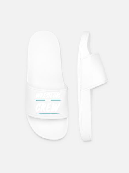 Wrestling Crew - Men’s Pool Sliders - white