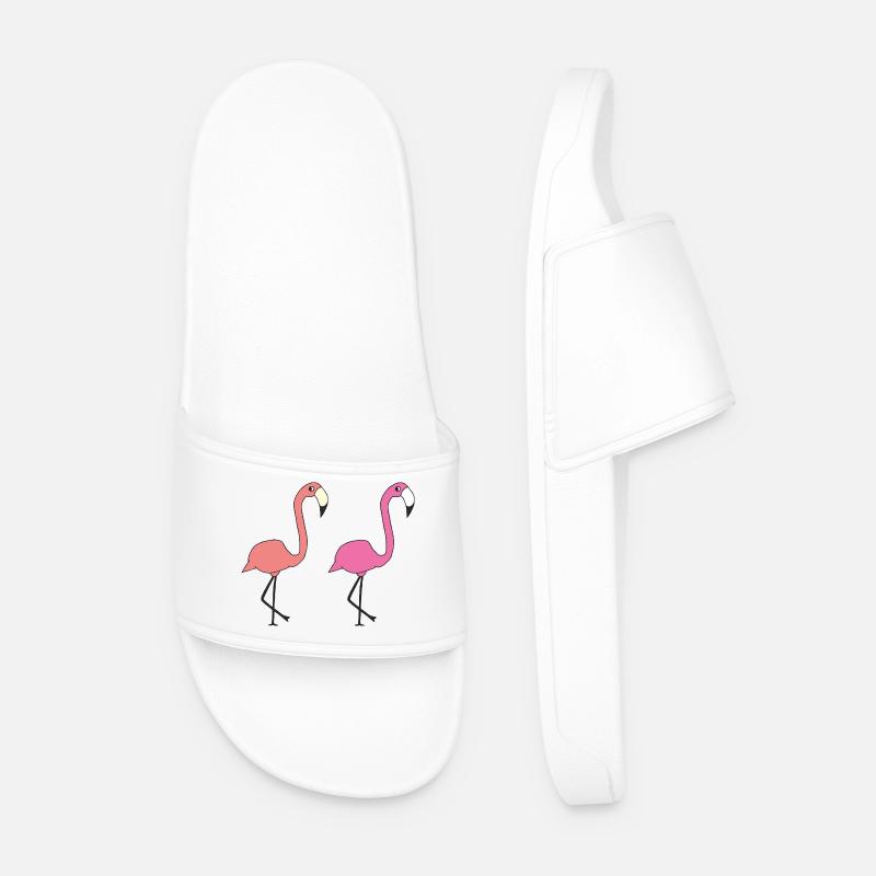 flamingo freunde - Männer Badelatschen - Weiß