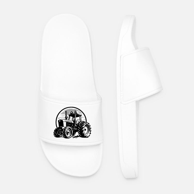Tractor - Men’s Pool Sliders - white