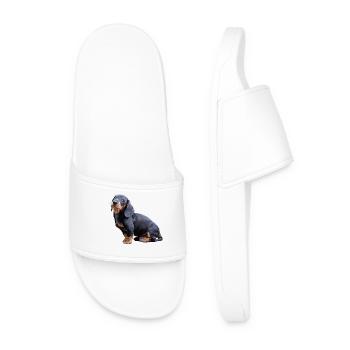 Teckel - Claquettes Homme - blanc - Devant