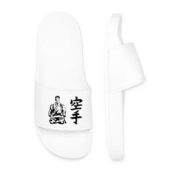karaté - Claquettes Homme - blanc - Devant